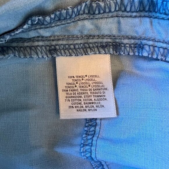 Anthropologie Holding Horses Novela Collared Button Front Chambray Dress - Picture 9 of 12